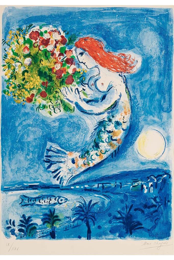 Marc Chagall (1887–1985), Zatoka Aniołów (Baie des Anges), 1971–1978, fot. Muzeum Narodowe w Warszawie