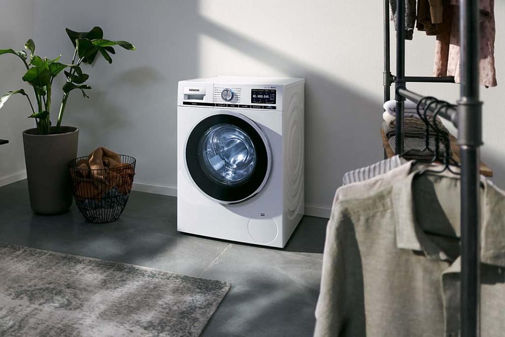 Wyposażenie pralni, pralka Siemens Q700 może prać bez wody