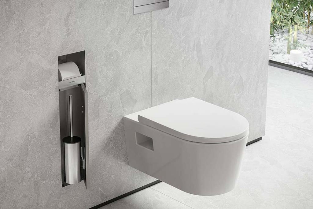 Schowek na szczotkę wc