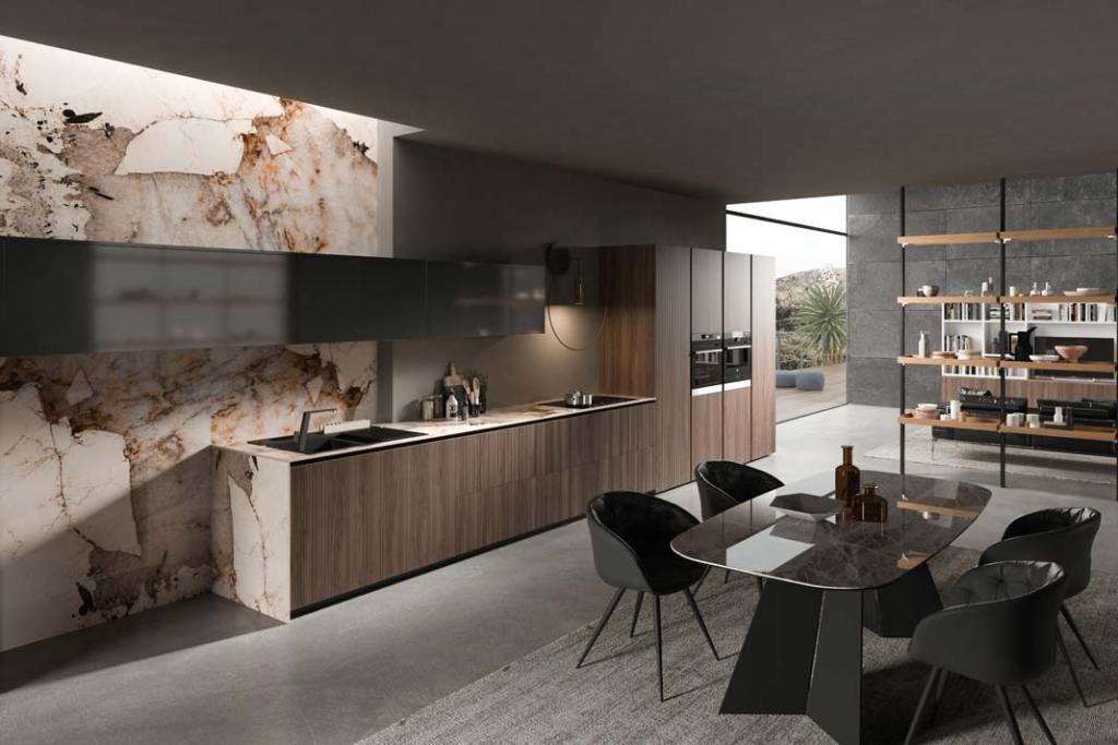 ARAN-Cucine_Anta-Rigoletto_zabudowa kuchenna kamień i lamele