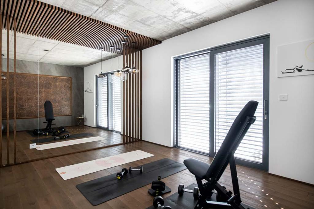 strefa-relaksu-silownia- projekt Studio Gomez