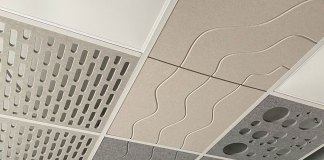 akustyka w domu z filcowymi kasetonami